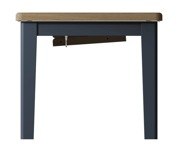 Hereford Dark Blue 1.3m-1.8m Extending Dining Table