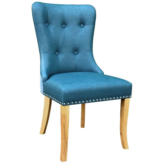 New Oak Hug Chair - Blue