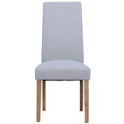 Wesbury Rollback Fabric Chair in Light Grey