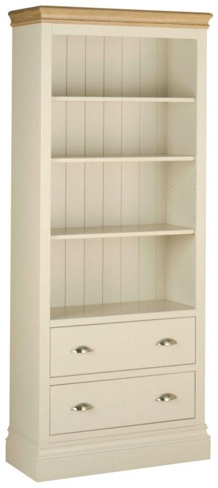 Lundy Painted 6ft Bookcase with Drawers