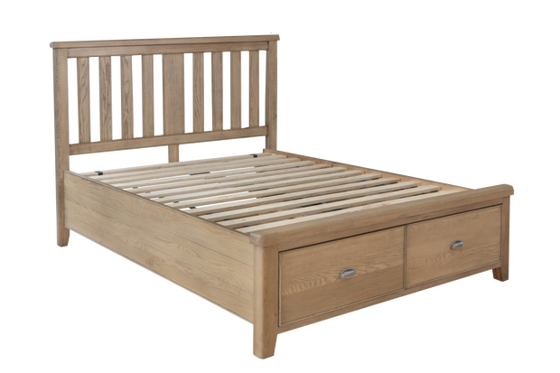 Hereford Bed with Headboard and Drawer Footboard Set
