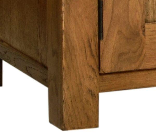 Rustic Oak Large TV Cabinet