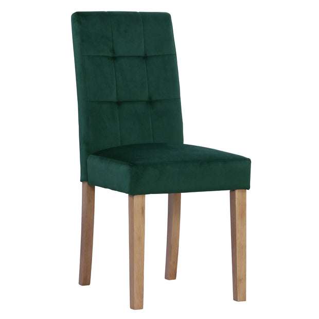 Ashbury Velvet Dining Chair - Forest