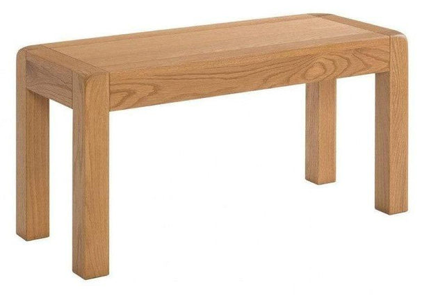 Avon Oak 90cm Bench - Rustic Charm for Your Space