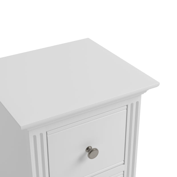Somerton White Small Bedside Cabinet
