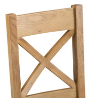 Harvington Cross Back Chair Wooden Seat
