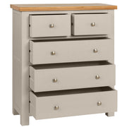 Dorset Moon Grey Chest Of Drawers 2 + 3