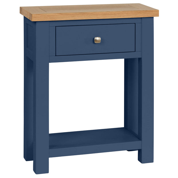 Dorset Electric Blue Console Table with 1 Drawer