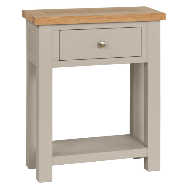 Dorset Moon Grey Console Table with 1 Drawer