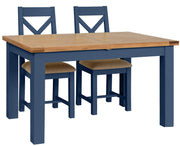 Dorset Electric Blue Extending Table 1.3m - 2.0m