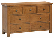 Dorset Rustic Oak 3 Over 4 Chest Of Drawers