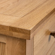 Dorset Oak Single Pedestal Desk