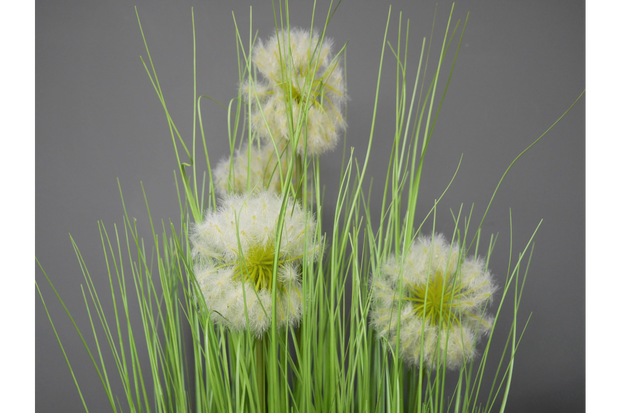 Artificial Dandelion Grass - Lifelike Faux Decor for Your Space
