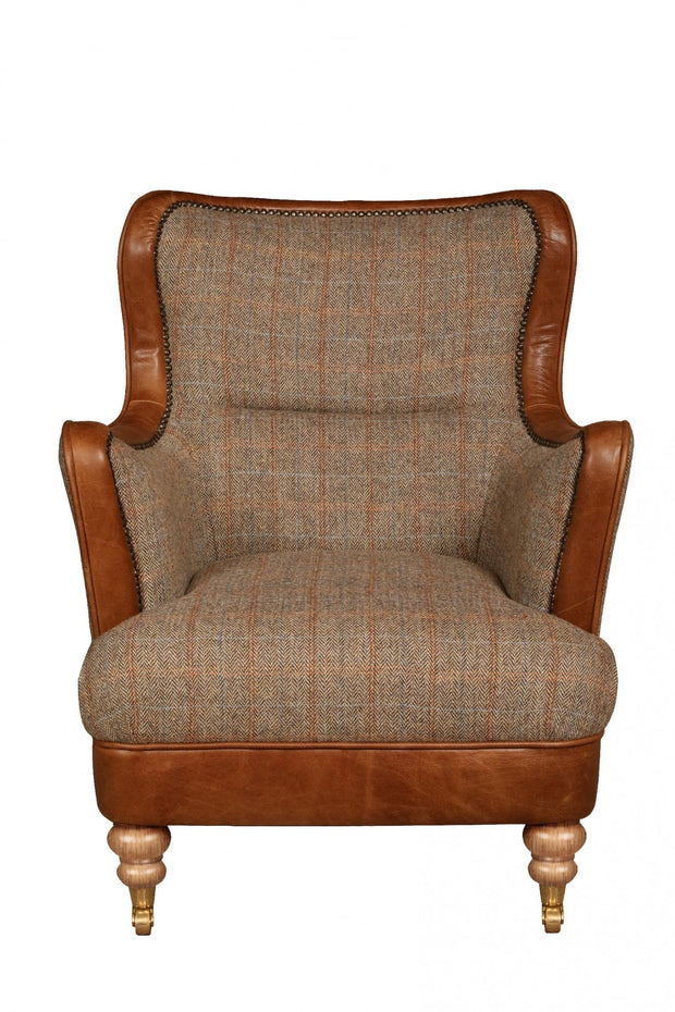 Ellis Snug Chair - Hunting Lodge Harris Tweed