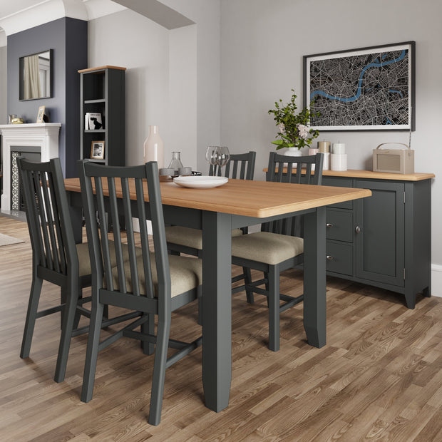 Ludlow Grey Extending Dining Table - Various Sizes