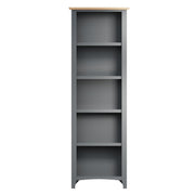 Ludlow Grey Large Bookcase