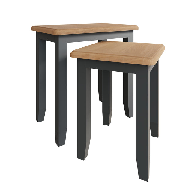 Ludlow Grey Nest Of 2 Tables