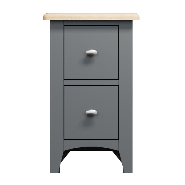 Ludlow Grey Small Bedside Cabinet
