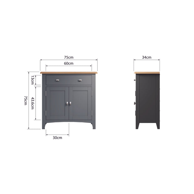 Ludlow Grey Small Sideboard