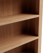 Ludlow Light Finish Small Wide Bookcase