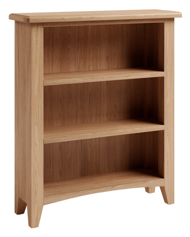 Ludlow Light Finish Small Wide Bookcase