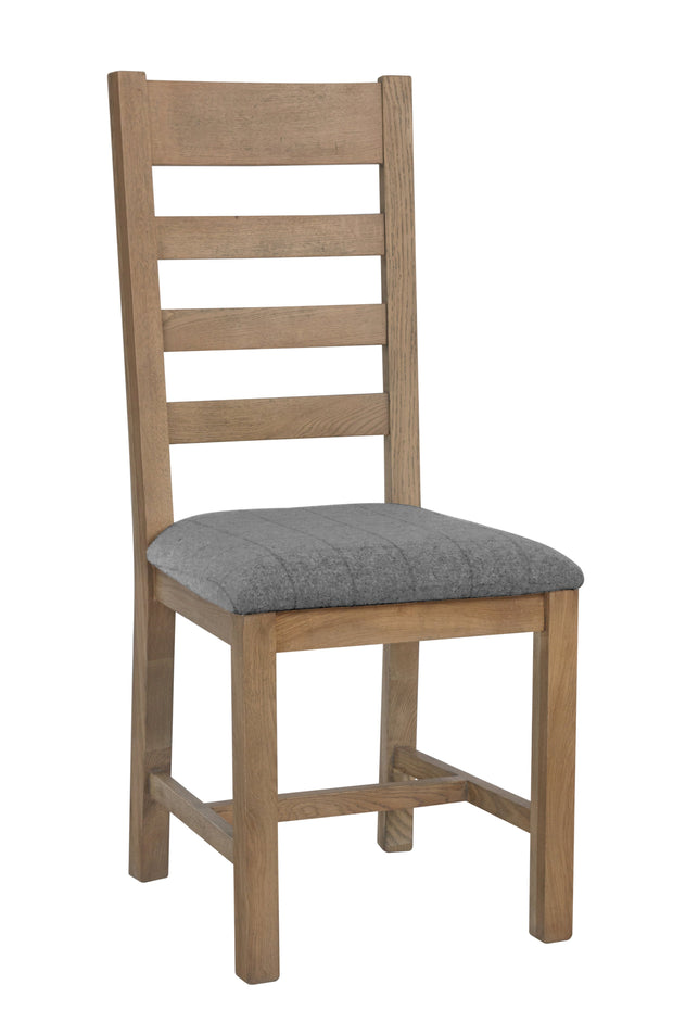 Hereford Slatted Dining Chair (Grey Check)