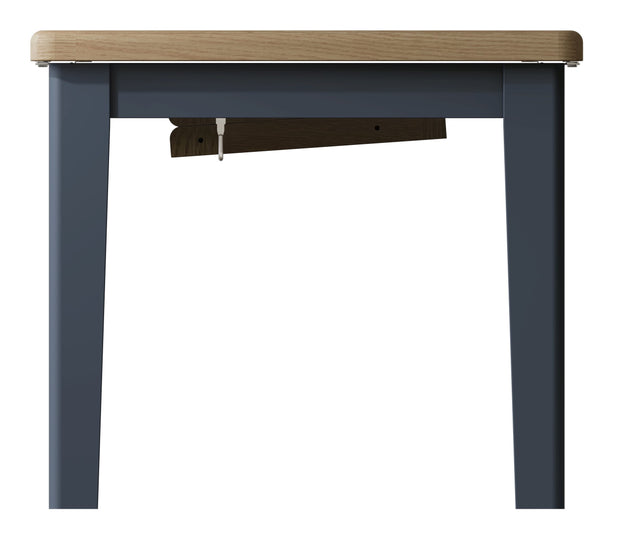 Hereford Dark Blue 1.8m-2.3m Extending Dining Table