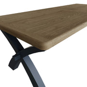 Hereford Dark Blue 2.5m Cross Legged Dining Table