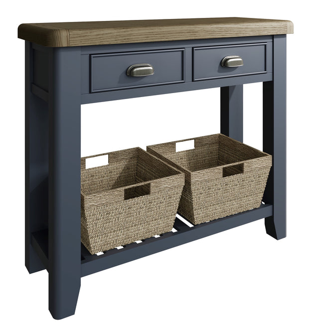 Hereford Dark Blue Console Table