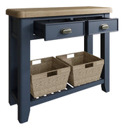 Hereford Dark Blue Console Table