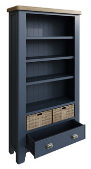Hereford Dark Blue Large Bookcase