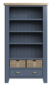 Hereford Dark Blue Large Bookcase