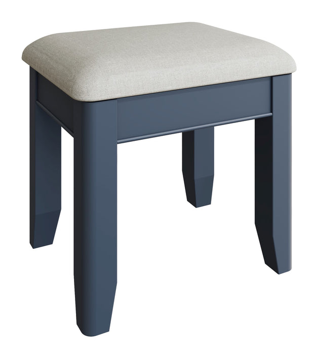Hereford Dark Blue Dressing Table Stool