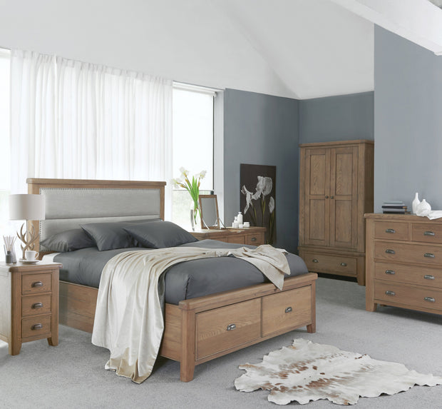 Hereford Bed with Headboard and Low Footboard Set