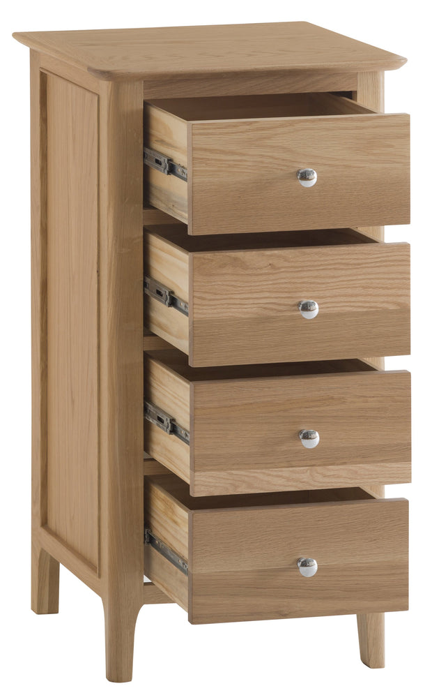 Collington 4 Drawer Narrow Chest Of Drawers