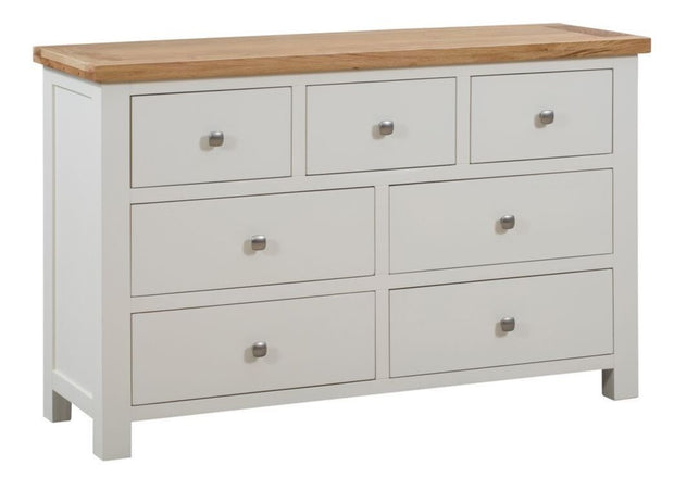 Dorset Painted Oak Chest Of Drawers 3 Over 4