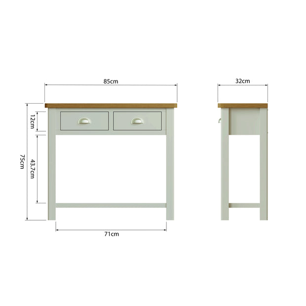 Ludlow Light Grey Console Table