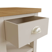 Ludlow Light Grey 1 Drawer Lamp Table