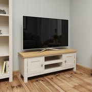 Ludlow Light Grey Large TV Unit