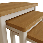 Ludlow Light Grey Nest of 3 Tables