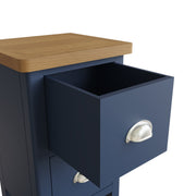 Ludlow Blue Small Bedside Table