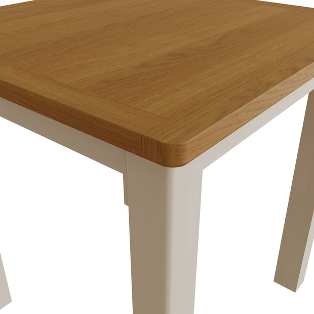 Ludlow Light Grey Fixed Top Table