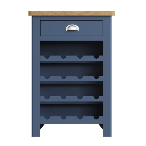 Ludlow Blue Wine Cabinet
