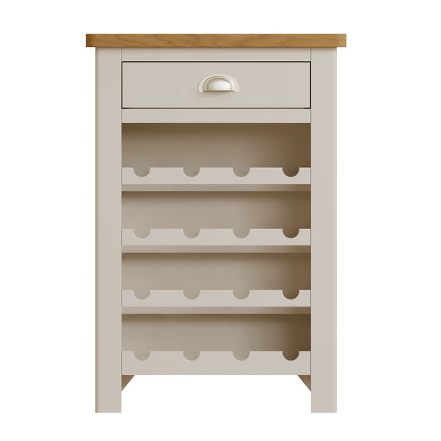 Ludlow Light Grey Wine Cabinet