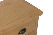Ludlow Medium Finish 3 Drawer Bedside Table