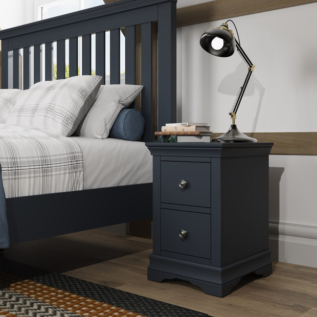 Swindon Midnight Grey Bedside Cabinet