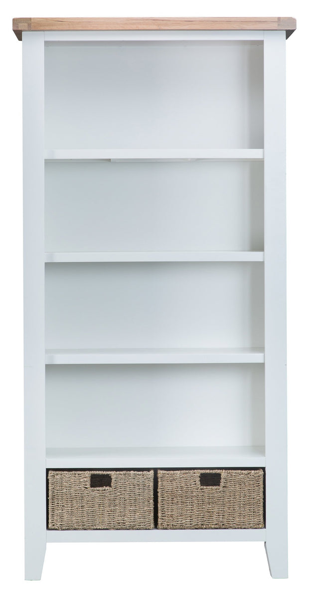 Kingstone White Large Bookcase