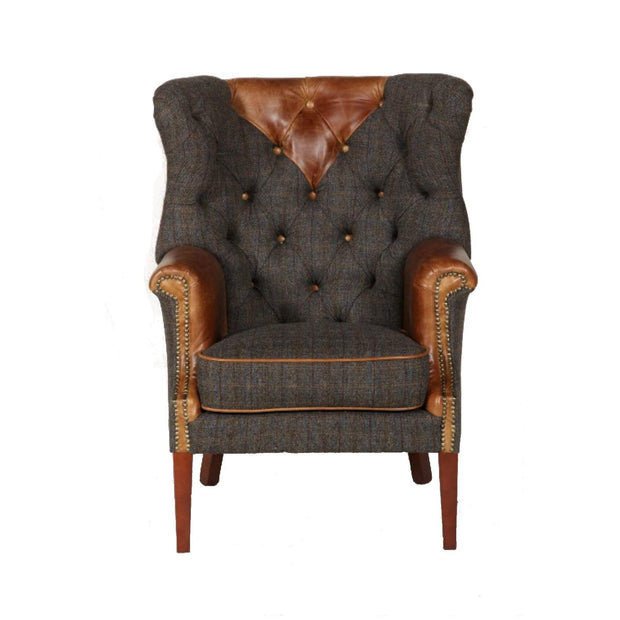 Kensington Chair - Moreland Harris Tweed